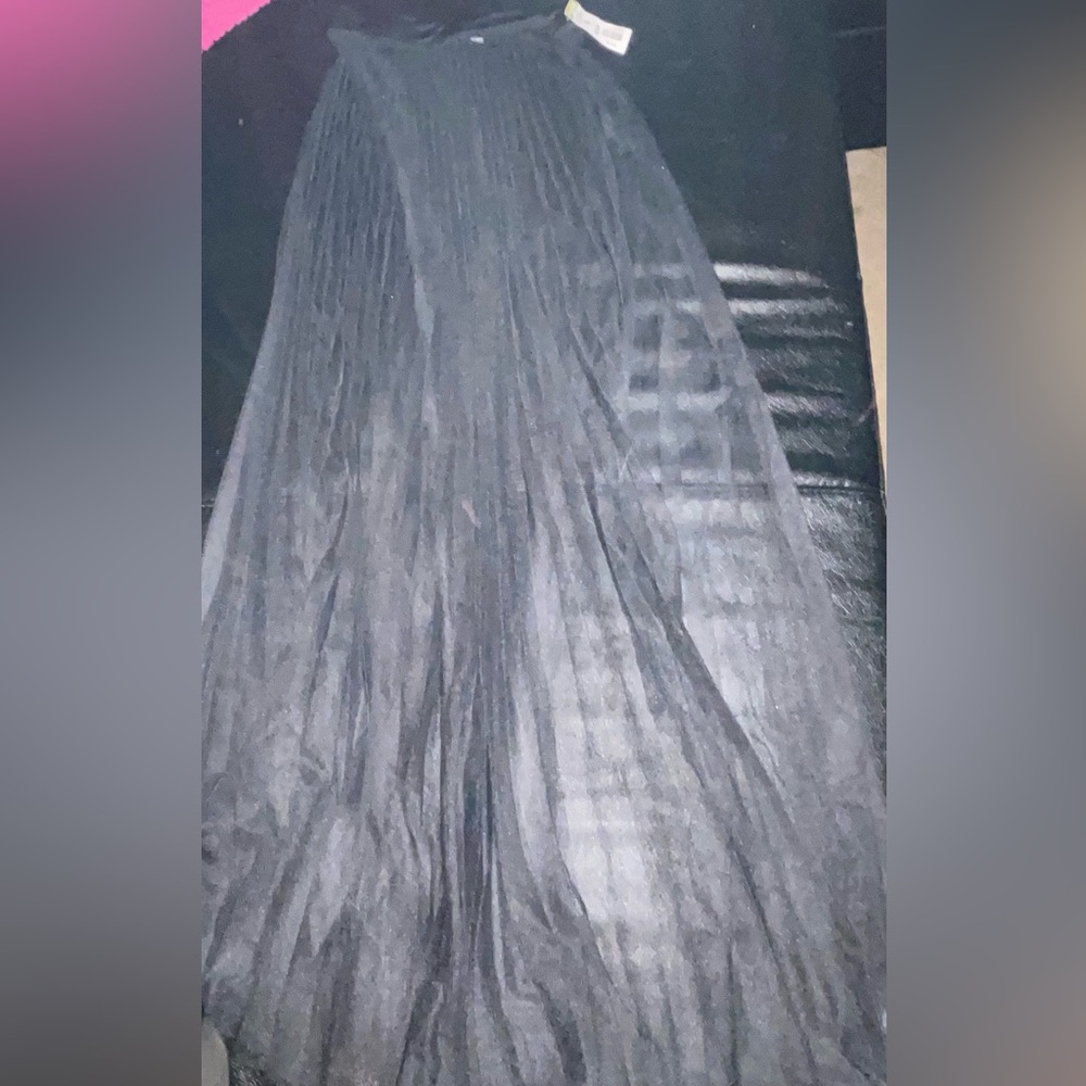 Long shear bathing suit cover up skirt..